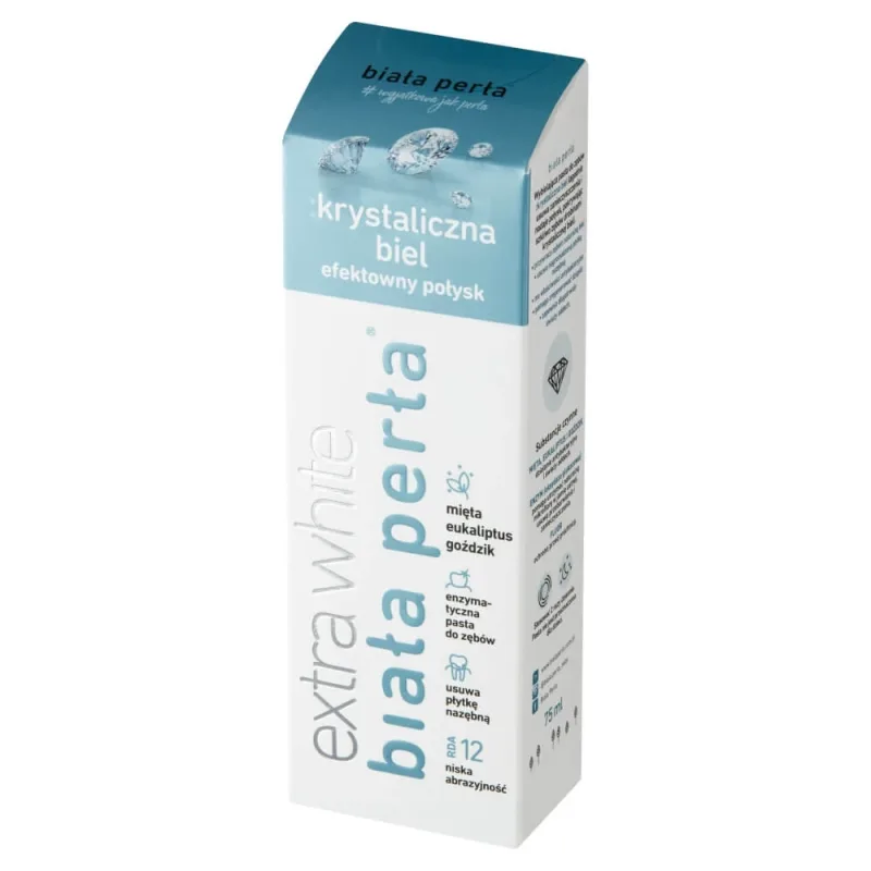 White Pearl Extra White, pastă de dinți de albire, Crystal White, 75 ml White Pearl (Biala Perla) — preț și oferte