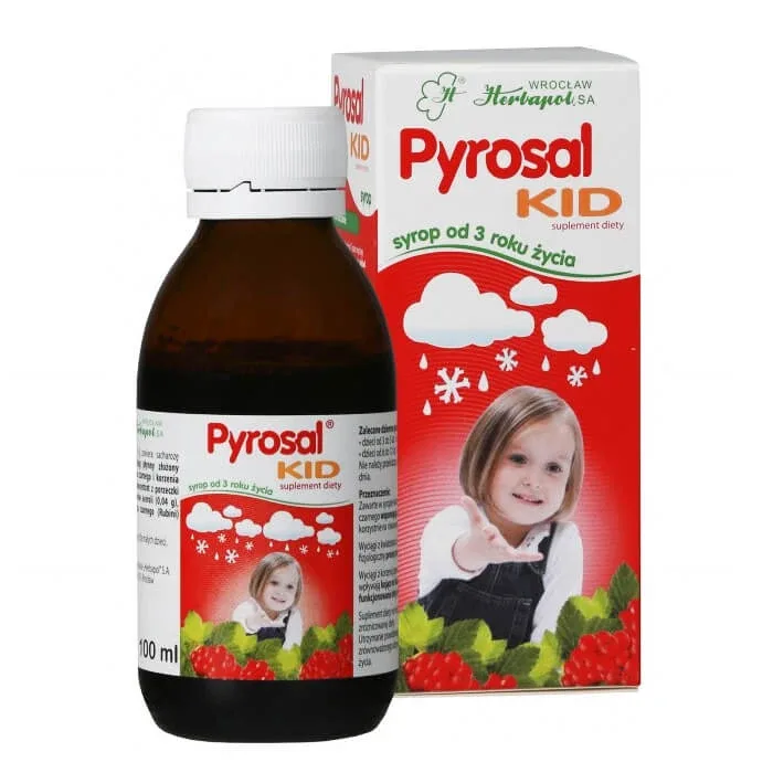 Pyrosal Kid, sirop pentru copii de la 3 ani, 100 ml Herbapol — preț și oferte