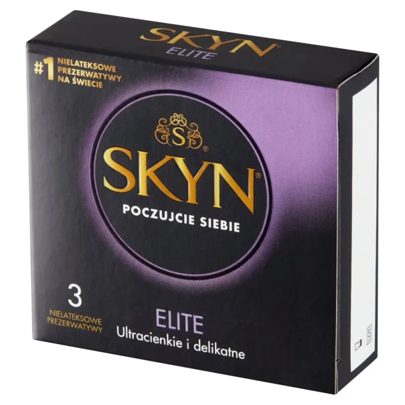 Unimil Skyn Elite, prezervative fără latex, ultra-subțire, 3 bucăți — preț și oferte