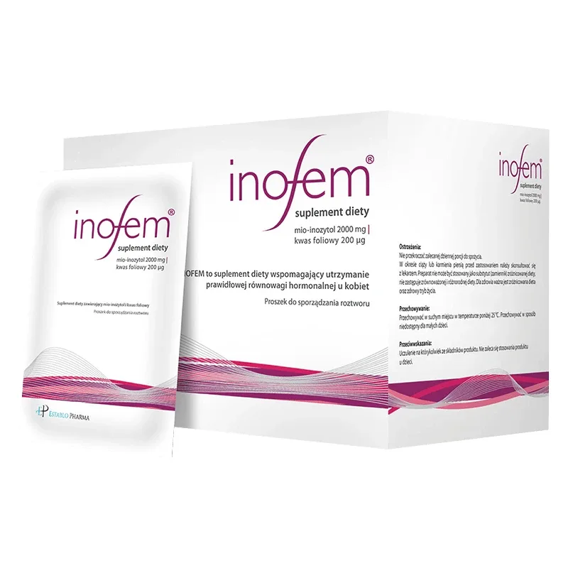 Inofem, Mio-inozitol + Acid folic, 60 pliculețe, Establo Pharma — preț și oferte