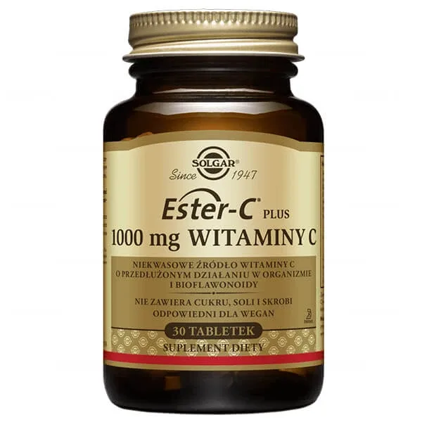 Solgar Ester C Plus 1000 mg Vitamina C, 30 comprimate — preț și oferte