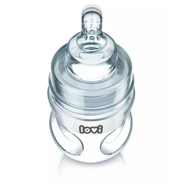 Lovi Medical+, biberon anti-colic cu tetină dinamică, mini, de la naștere, 150 ml — preț și oferte
