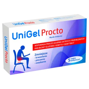 UniGel Procto, supozitoare rectale, 5 buc.