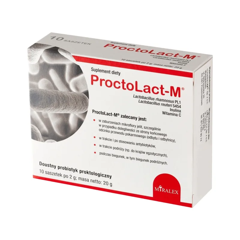 ProctoLact-M, 2 g x 10 plicuri Miralex — preț și oferte