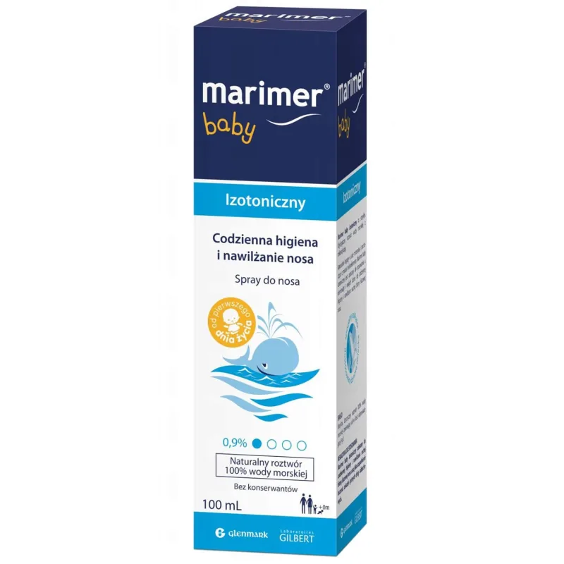 Marimer Baby, apă de mare izotonică, spray nazal, de la naștere, 100 ml — preț și oferte