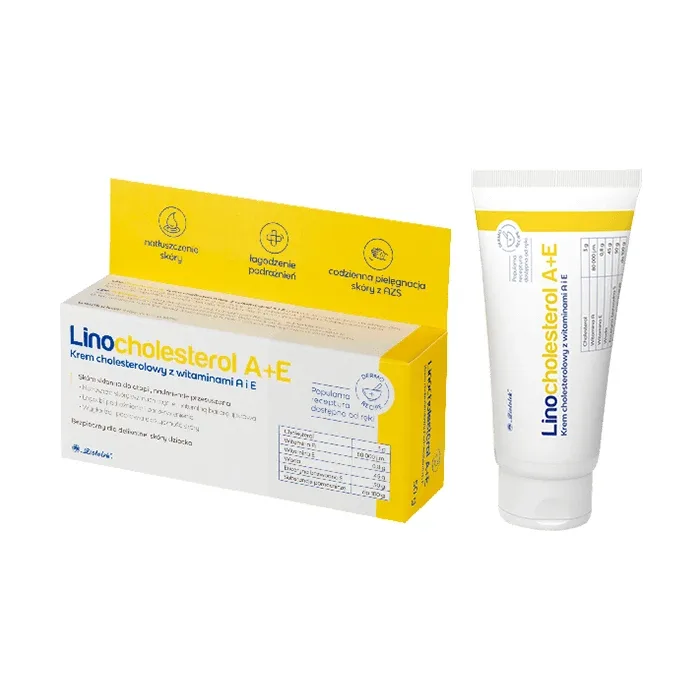 Linocholesterol A+E, cremă de colesterol cu vitaminele A și E, 50 g Ziololek — preț și oferte