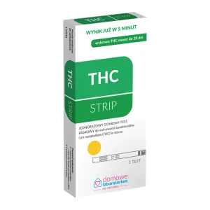 Home Laboratory THC Strip, test de casă pentru detectarea canabinoizilor și a metaboliților (THC) în urină, 1 bucată