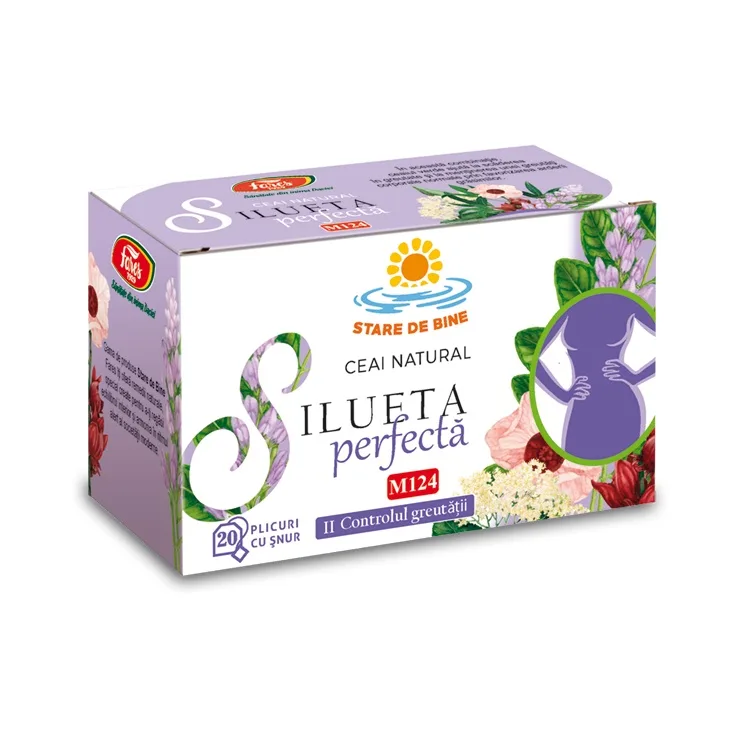 Ceai Silueta Perfecta 2 controlul greutatii, 20 plicuri, Fares — preț și oferte