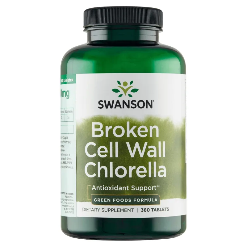 Swanson Chlorella Chlorella Broken Cell Wall, 360 comprimate — preț și oferte