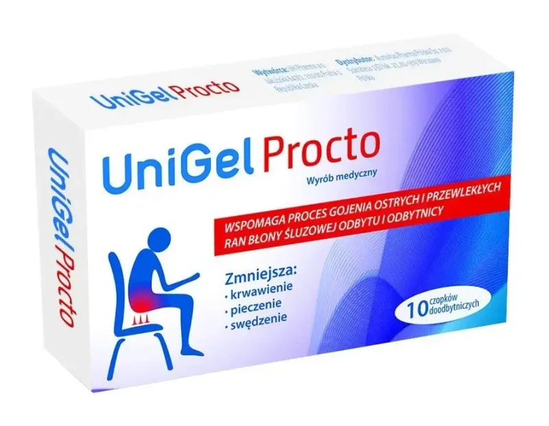UniGel Procto, supozitoare rectale, 10 bucăți — preț și oferte