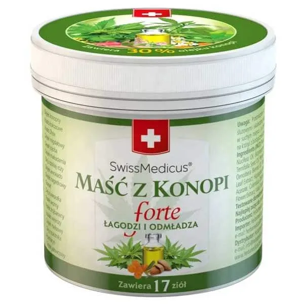 SwissMedicus Hemp Ointment Forte, 125 ml Swiss Cosmetics — preț și oferte