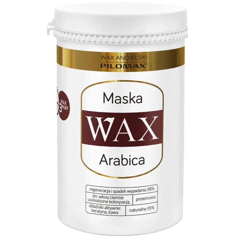 WAX Pilomax, Colour Care, Arabica, Mască regenerantă pentru părul închis la culoare, 480 ml — preț și oferte