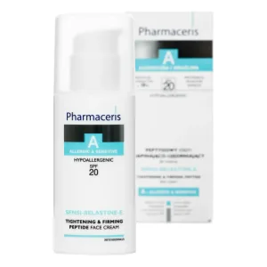 Pharmaceris A Sensi-Relastine-E, Cremă de față cu peptide pentru întărire și fermitate, SPF 20, 50 ml