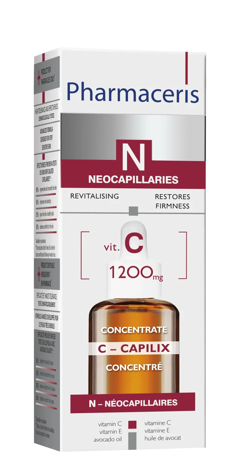 Pharmaceris N C-Capilix, concentrat de vitamina C 1200 mg, întărire și netezire, 30 ml — preț și oferte