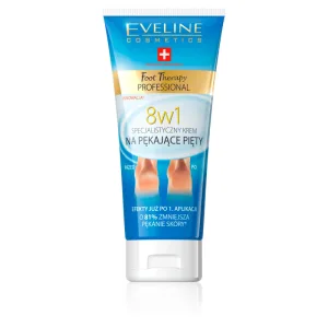 Eveline Cosmetics Foot Therapy Professional, Cremă specializată pentru călcâie crăpate 8în1, 100 ml