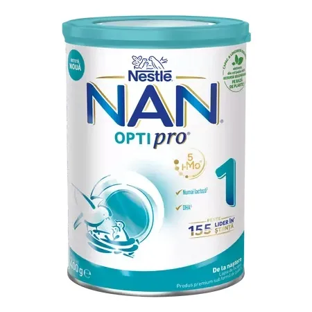 NAN OPTIPRO 1 HMO 400g – Lapte de Inceput de la Nastere cu HMO si Proteine Optimizate, Nestle — preț și oferte