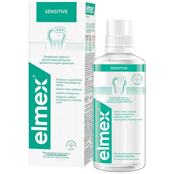 Elmex Sensitive apă de gură, 400 ml — preț și oferte