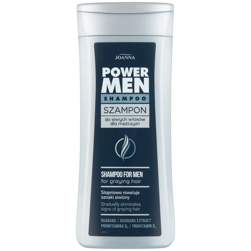 Joanna Power Men, șampon pentru părul gri pentru bărbați, 200 ml — preț și oferte