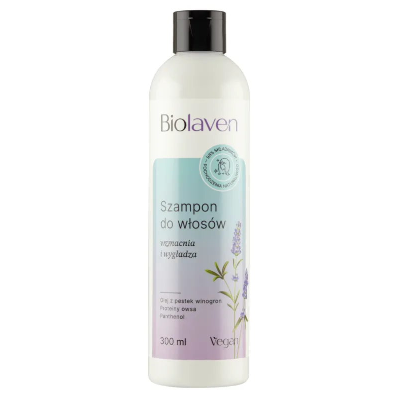 Biolaven Organic, șampon pentru păr, întărește și netezește, 300 ml — preț și oferte