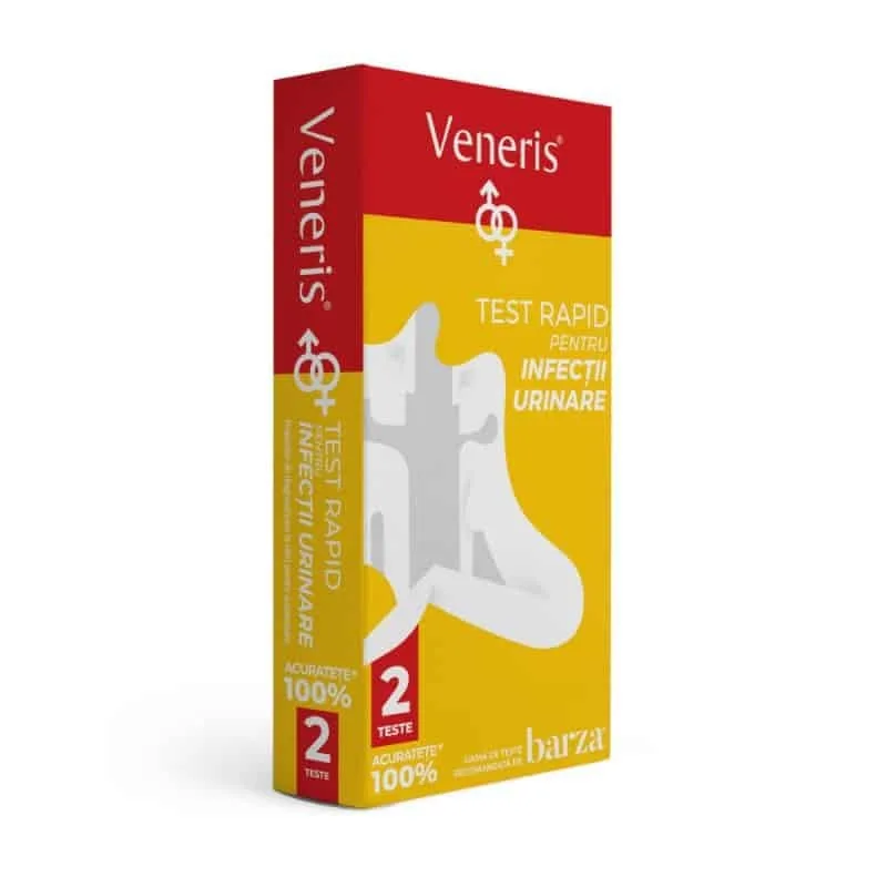 Test Rapid de Infectii Urinare Unisex, 2 teste, Veneris — preț și oferte