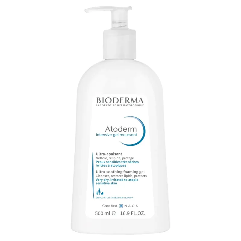 Gel de curățare Bioderma Atoderm Intensive Gel Moussant, 500 ml, Naos — preț și oferte
