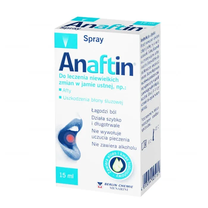 Anaftin, spray pentru tratamentul leziunilor orale minore, 15 ml Sinclair Pharma — preț și oferte
