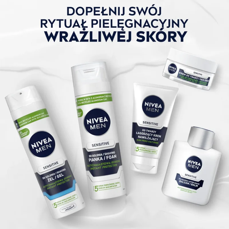 Nivea Men Sensitive, gel de bărbierit calmant, 200 ml — preț și oferte