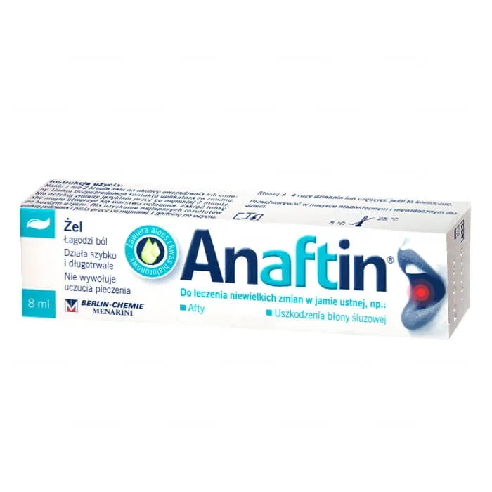 Anaftin, gel pentru tratamentul leziunilor orale minore, 8 ml Sinclair Pharma — preț și oferte