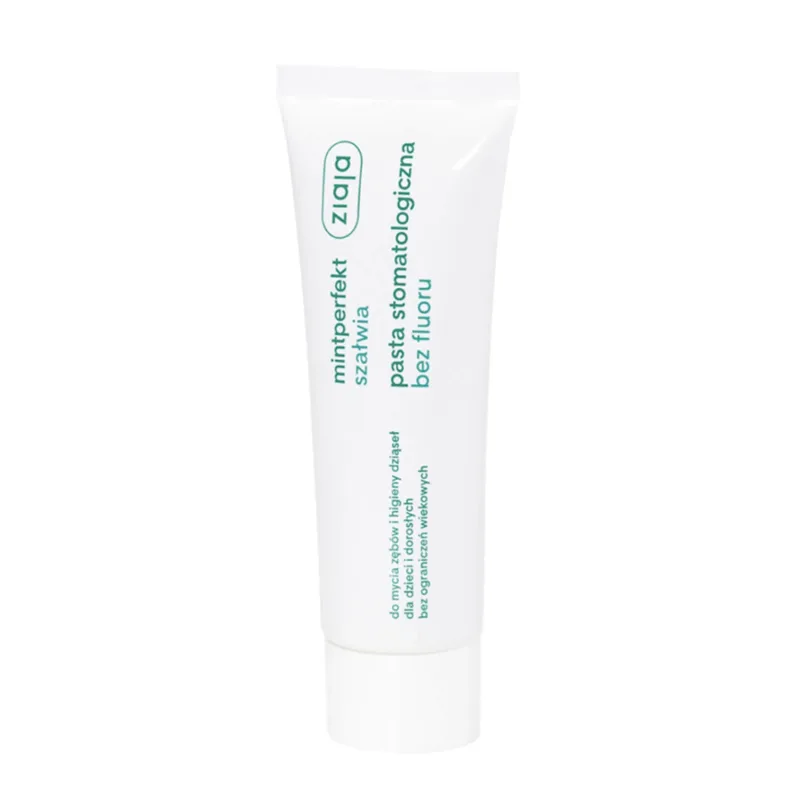 Ziaja Mintperfekt Sage, pastă de dinți dentară, fără fluor, 75 ml — preț și oferte