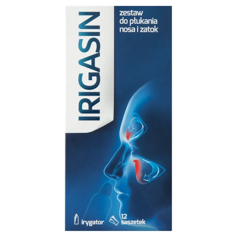 Irigasin, set de clătire nazală și sinusală, irigator + 12 pliculețe AFLOFARM — preț și oferte