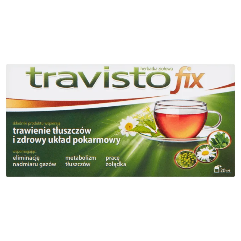 Travisto Fix, ceai de plante, 1,5 g x 20 pliculețe AFLOFARM — preț și oferte