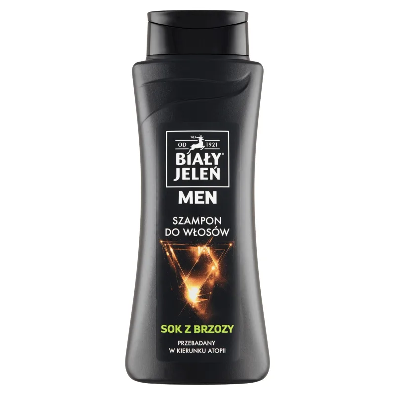 White Jeleń Men, șampon hipoalergenic pentru păr din mesteacăn, 300 ml Biały Jeleń — preț și oferte