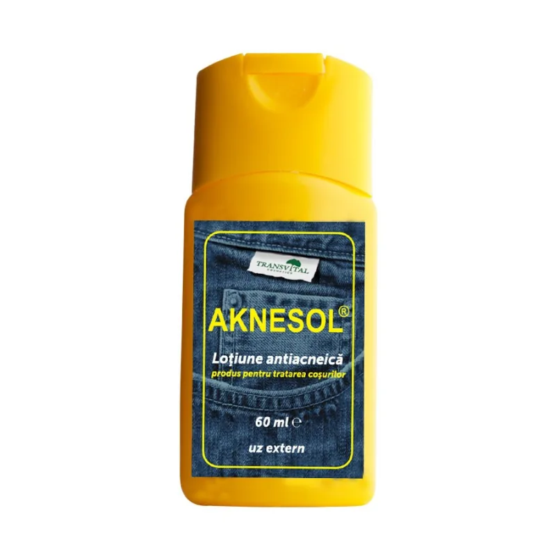 Aknesol solutie antiacneica x 60ml TRANSVITAL — preț și oferte