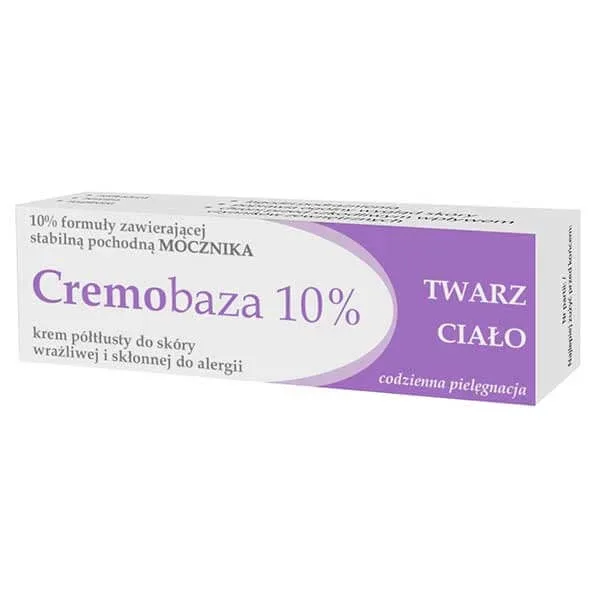 Cremobaza 10%, cremă semigrasă pentru pielea sensibilă și predispusă la alergii, 30 g Farmapol — preț și oferte