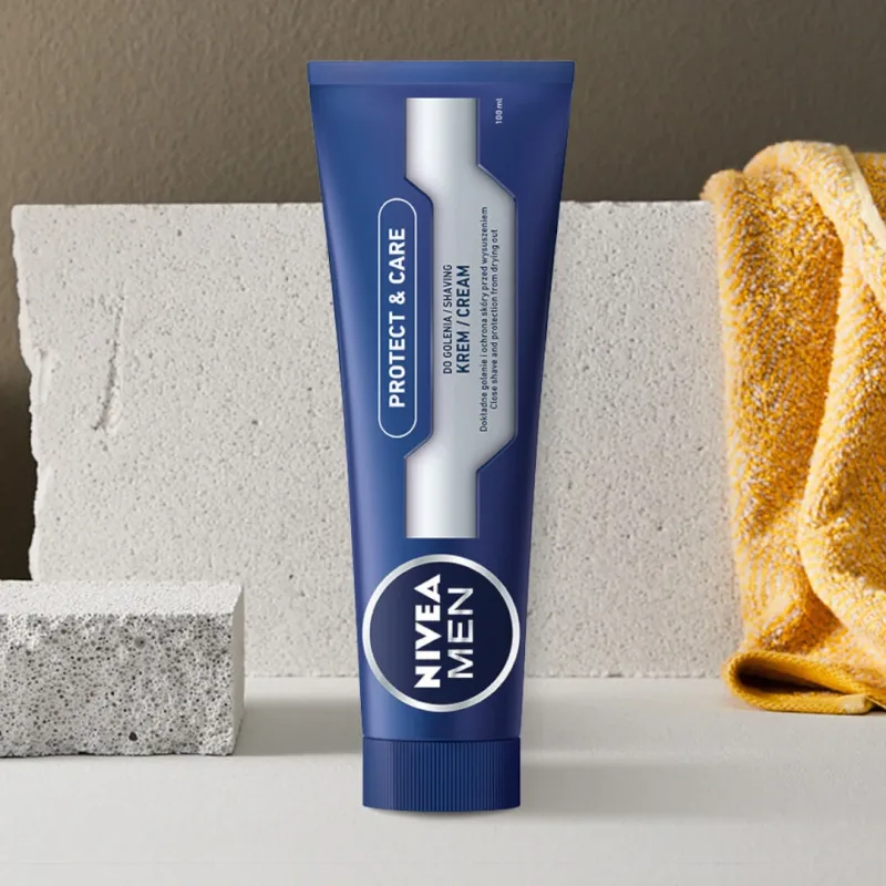 Nivea Men Protect & Care, cremă de bărbierit protectoare, 100 ml — preț și oferte