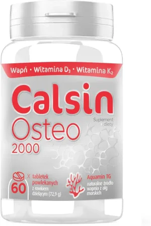 Calsin Osteo 2000, 60 comprimate filmate