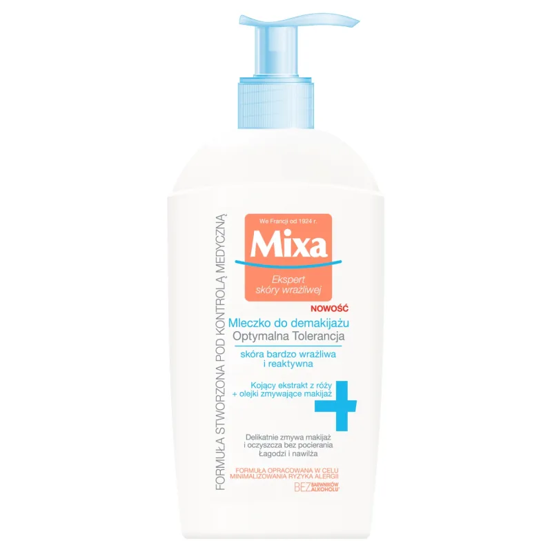 Mixa Optimal Tolerance, demachiant calmant, piele sensibilă, 200 ml — preț și oferte