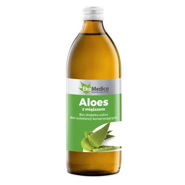 EkaMedica Aloe vera cu pulpă, suc, 500 ml Medica-Group — preț și oferte