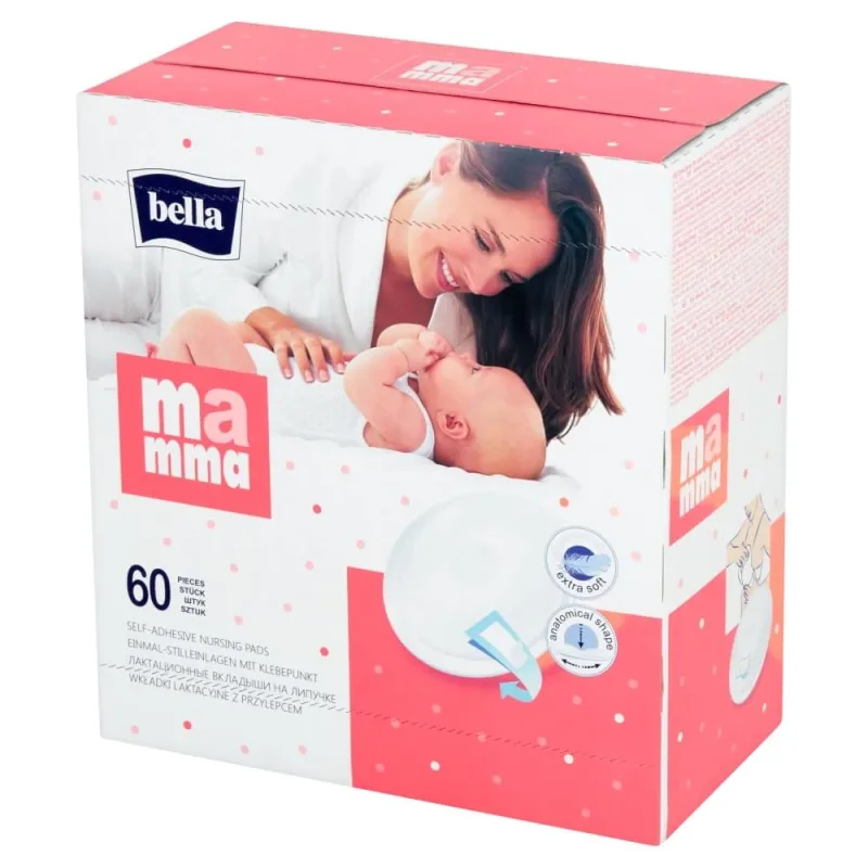 Bella Mamma, tampoane pentru sâni cu adeziv, 60 buc. — preț și oferte