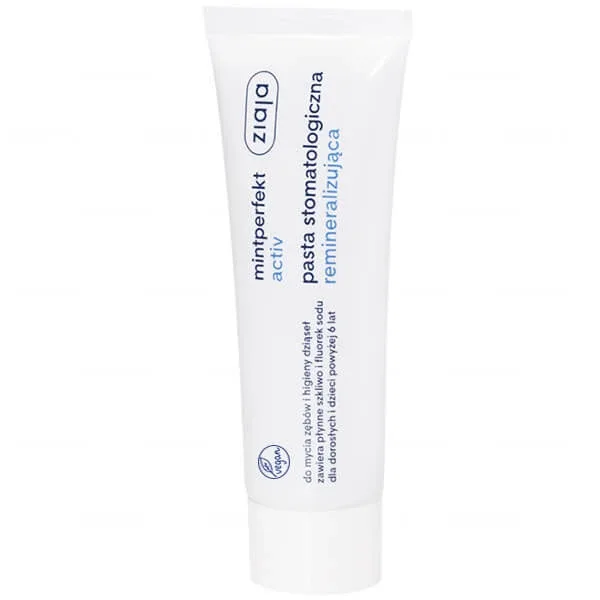 Ziaja Mintperfekt Activ, pastă de dinți remineralizantă dentară, 75 ml — preț și oferte