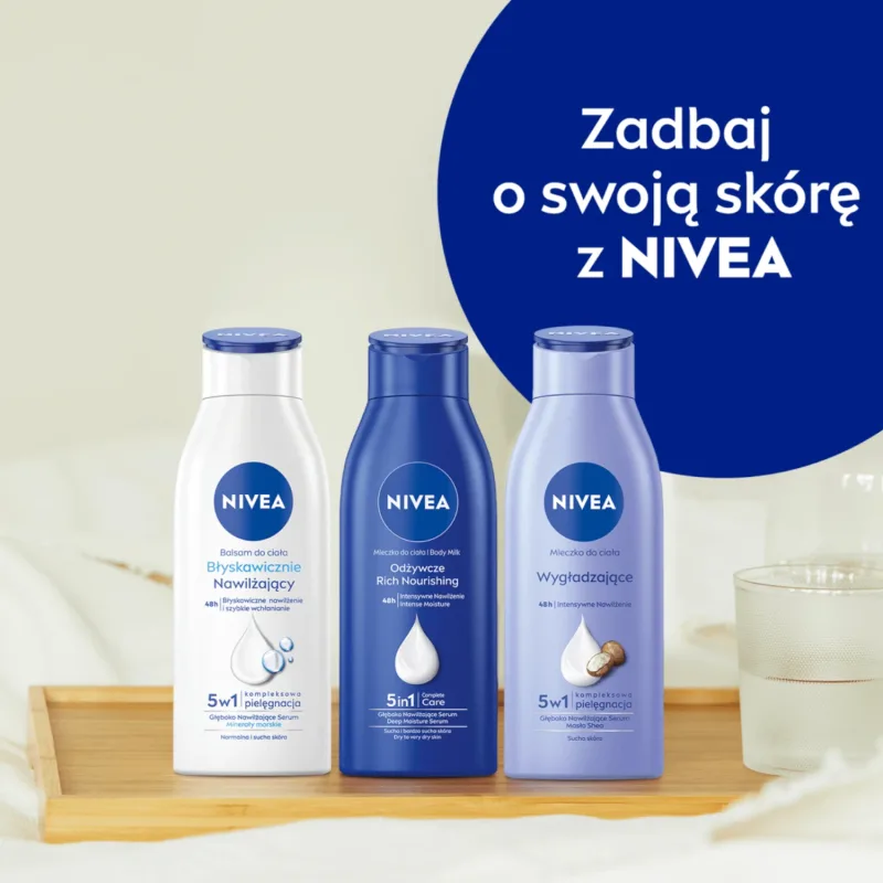 Nivea, lapte de corp, hrănitor, piele uscată și foarte uscată, 400 ml — preț și oferte