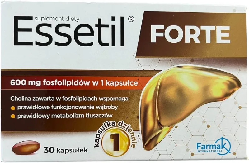 Essetil Forte 600 mg, 30 capsule, Nord Farm — preț și oferte
