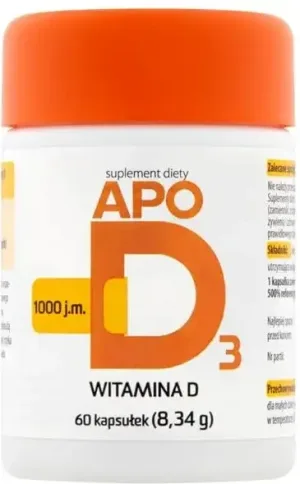 ApoD3 1000 UI, 60 capsule