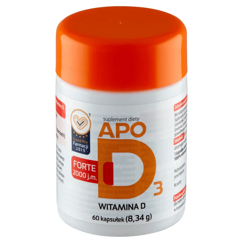 ApoD3 Forte 2000 UI, 60 capsule Aurovitas — preț și oferte