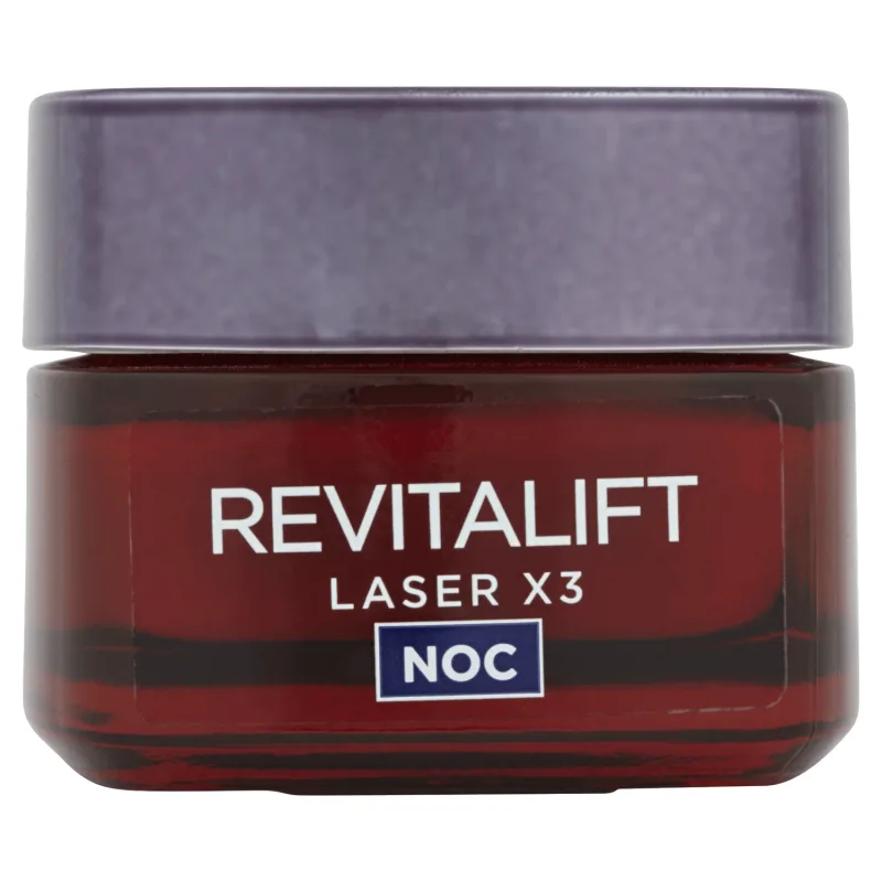 L'Oreal Revitalift Laser X3, Mască-cremă de noapte anti-îmbătrânire 40+, 50 ml L'Oréal Paris — preț și oferte