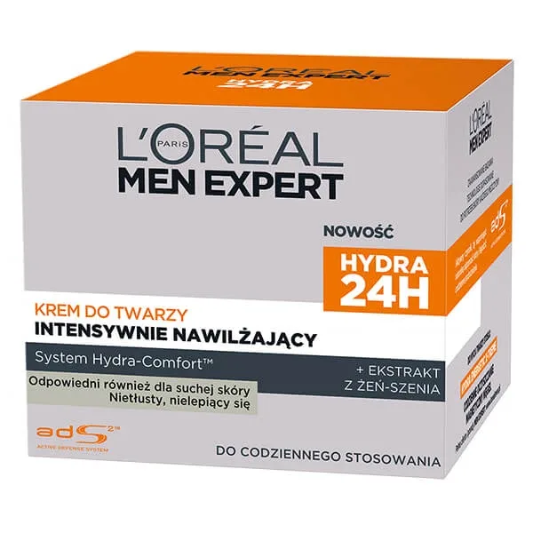 L'Oreal Men Expert Men Hydra 24h Intensive Moisturising Face Cream, 50 ml — preț și oferte