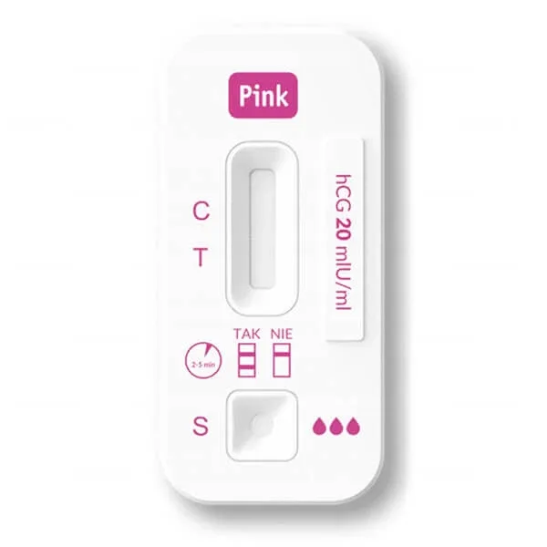 Domowe Laboratorium Pink, test de sarcină cu trombocite, super sensibil 10 mlU/ml, 1 bucată — preț și oferte