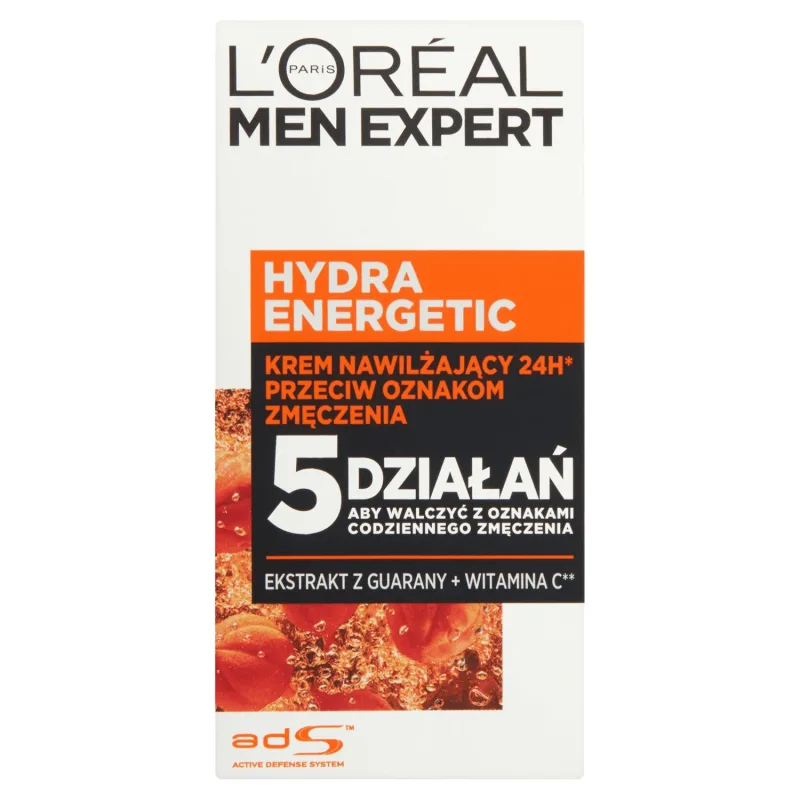 L'oreal Men Expert Hydra Energetic, Cremă hidratantă împotriva semnelor de oboseală, 50 ml — preț și oferte