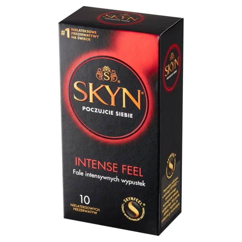 Unimil Skyn Intense Feel, prezervative non-latex cu conducte, 10 bucăți — preț și oferte