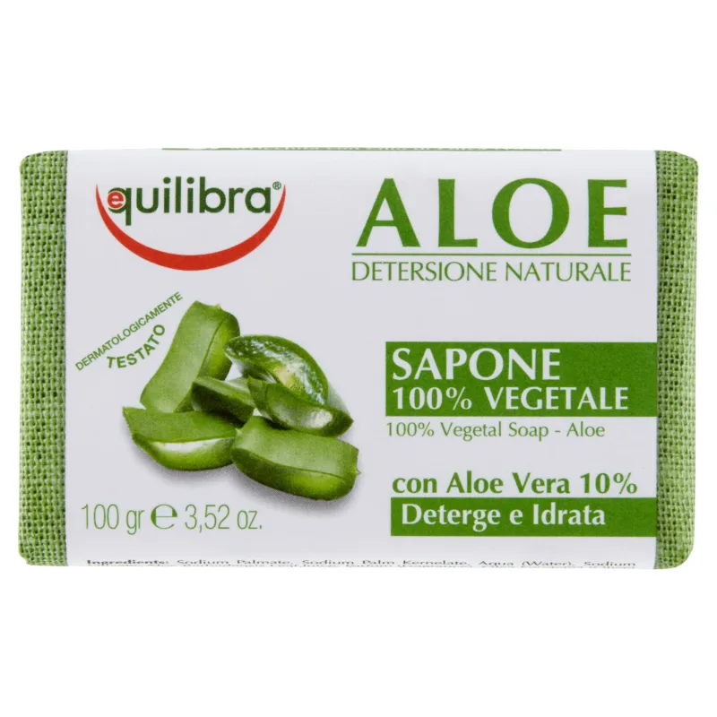 Equilibra Aloe, săpun de aloe vera, 100 g — preț și oferte